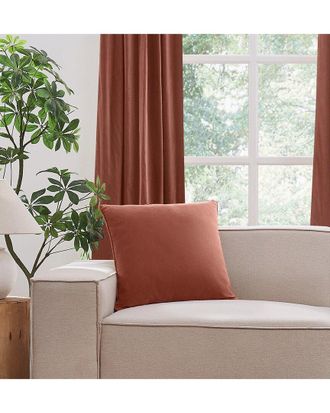 Brooklyn Loom Matte Cotton Velvet Decorative Pillow