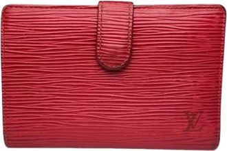 Louis Vuitton Pre-owned Wallet - Dames - Vintage Accessoires - Rood - ONE Size - Leer - Vintage