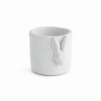 Napa Home & Garden Rabbit Small White Concrete Relief Pot at Nordstrom