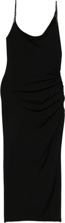 MUGLER Asymmetric Neck Maxi Dress - Womens - Elastane/Viscose