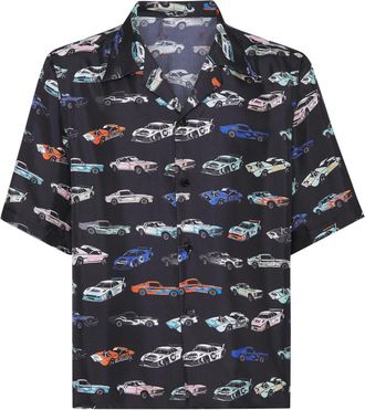Philipp Plein Camicia Cars Racing - Nero