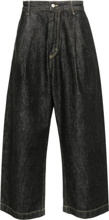 STUDIO NICHOLSON Heren, Jeans, Zwart, Maat: L