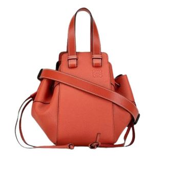 Loewe Pre-owned Hammock Satchel - Dames - Pre-owned - Oranje - Maat: ONE Size Leer