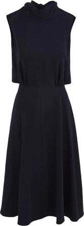 Aspesi Jurk - Dames - Casual kleedjes - Blauw - S - Polyester - Kleedjes