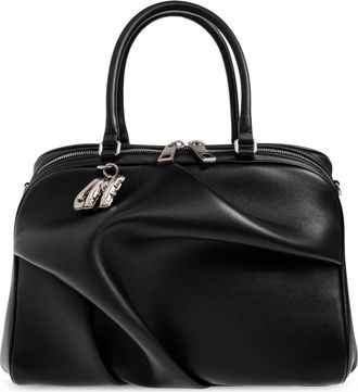 Marc Jacobs The Wave Handbag - Dames - Handtassen - Zwart - ONE Size - Leer - Tassen