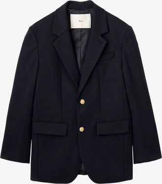 Dunst Blazer mit Reverskragen aus Wollmischung