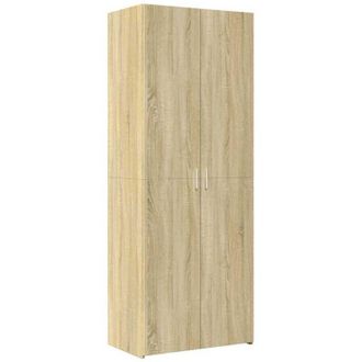 vidaXL Vidaxl - Credenza Rovere Sonoma 70x42,5x185 cm in Legno Multistrato