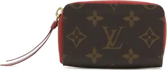 Louis Vuitton Monogram Fuchsia Monogram Canvas Pvc Coated Canvas Coin Purse/Coin Case (Pre-Owned)