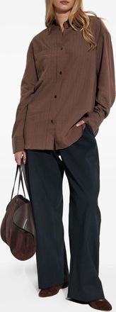 STUDIO NICHOLSON Womens Sculptural Trousers - Black - Size EU 34 (Womens)