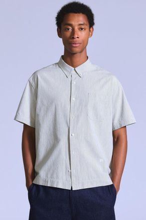 Levi's Short Sleeve Boxy Shirt - Men - 2XL - Multi Colour / Stripe N And A
