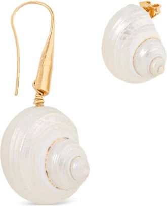 Forte_Forte Earrings, female, Yellow, Size: ONE SIZE Shell Earrings