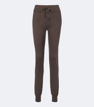 Tod's Pantaloni sportivi in cashmere e seta