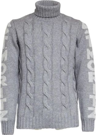 MC2 Saint Barth Fisherman St Moritz - Heren - Coltruien - Grijs - S - Wol - Truien & Vesten