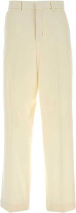 Ami Large Fit Broeken - Dames - Straight fit broeken - Wit - XS - Katoen - Broeken