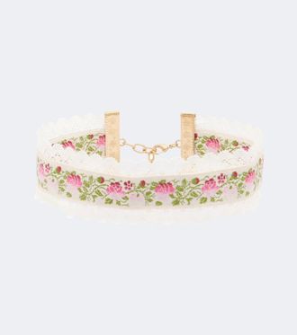 Chlo&eacute; Chlo&eacute; Choker floreale con pizzo