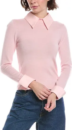 Alice & Olivia Alice + Olivia Porla Wool-Blend Sweater