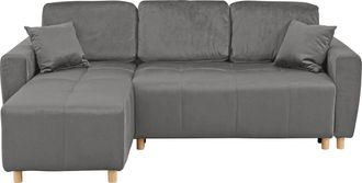 HOME AFFAIRE Ecksofa »Scania L-Form« wahlweise mit Bettfunktion und Bettkasten