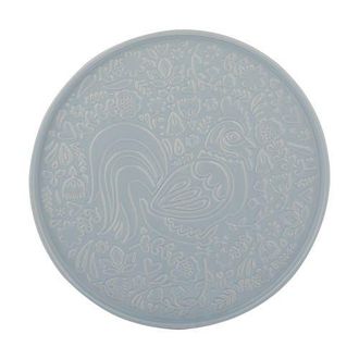 Mason Cash Home to Roost Round Platter, 12-Inch in Blue at Nordstrom