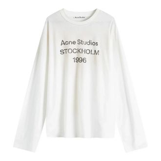 Acne Studios Dames, Tops, Wit, Maat: XL Katoen