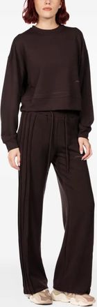 Hinnominate side-rib trousers - Brown