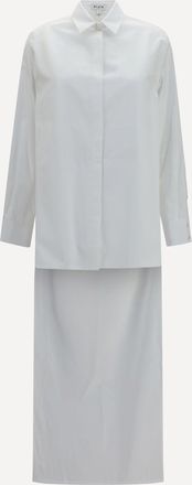 Alaia Camicia in popeline di cotone asimmetrica Woman 34