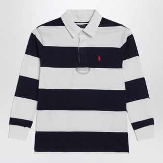 Polo Ralph Lauren White/navy striped polo shirt