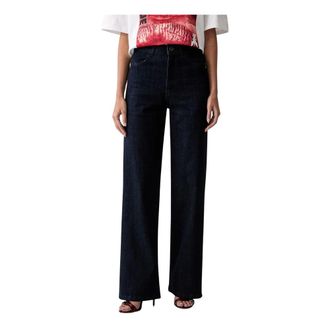 Patrizia Pepe Jeans Palazzo Gamba Larga - - Jeans - Donna - Blu - W29