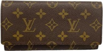 Louis Vuitton Pre-owned Wallets, female, Brown, Size: ONE SIZE Pre-owned Long Wallet (bi-fold)