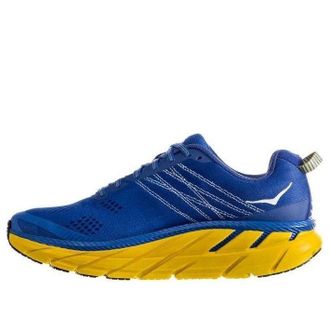 Hoka One One Clifton6 Yellow Blue 1102872-NBLM