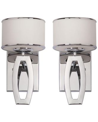 Safavieh Lenora 2-Light Drum Sconce