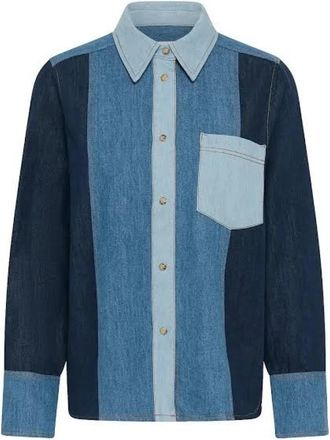 Inwear Denim Shirts - Dames - Spijkeroverhemden - Blauw - XS - Denim - Overhemden