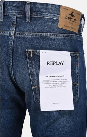 Replay Mens Replay Grover Jean Light Denim - Blue - Size: 36/32