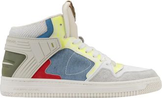 Philippe Model Heren Veterschoenen Sneakers - Heren - Sneakers - Veelkleurig - 41 EU - Leer - Schoenen