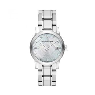 Burberry Bu 9125 Horloge - Dames - Horloges - Grijs - ONE Size - Accessoires