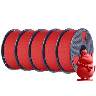 OEM Filamento Para Impresora 3d, Material Pla, Baja Contracci&oacute;n, Rojo