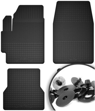 OEM Alfombrillas De Goma + Topes Para: Mitsubishi Colt Vi Z30 Hatchback (2004-2008)