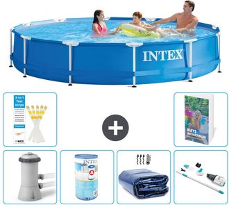 Intex Piscina Con Estructura Redonda - 366x76 Cm - 7-piezas S201