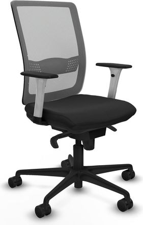 Piqueras y Crespo Silla De Oficina Piqueras Y Crespo Haches Negro Cuero Sint&eacute;tico