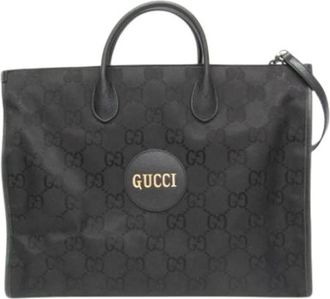 Gucci Pre-owned Tote Bags, unisex, Black, Size: ONE SIZE Pre-owned Off the Grid GG 630353
