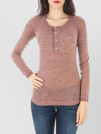 Fred Perry alpaca wool sweater