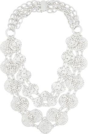 Karine Sultan Coin Layered Necklace in Silver at Nordstrom Rack