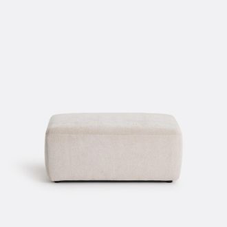 La Redoute Interieurs Poef voor modulaire bank, jacquard chenille, AMAD