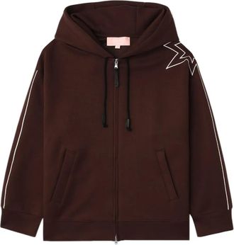 Bapy by A Bathing Ape Hoodie met rits en sterpatroon - Bruin