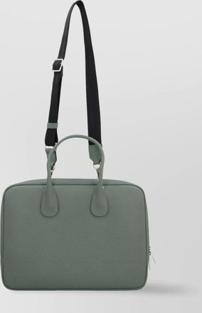 Valextra my logo leather briefcase