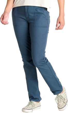 Toad & Co Earthworks Slim Pant in Midnight at Nordstrom, Size 12