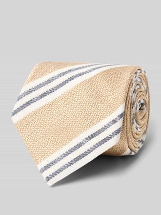 Altea Krawatte aus Seiden-Baumwoll-Mix Modell Gange in Beige, Gr&ouml;&szlig;e 1