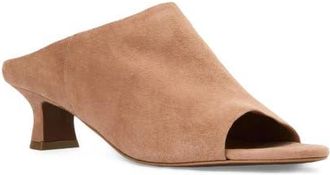 Aquatalia Krava Weatherproof Kitten Heel Sandal in Clay Kid Suede at Nordstrom, Size 10.5