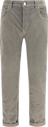 Pantaloni Torino Taupe Straight Corduroy Jeans