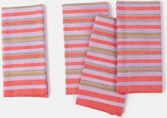 Siafu Home Handwoven Upendo Napkins - Set of 4 in Red at Nordstrom, Size Medium