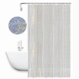 Trade Shop Trade Shop - Copy Of Tenda Per Doccia Vasca Da Bagno Galassia Impermeabile 180x200cm Con Anelli 79218